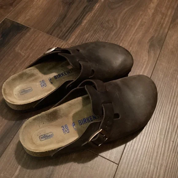 Birkenstock Boston Oiled Leather Clog - Size 38 - Picture 2 of 6